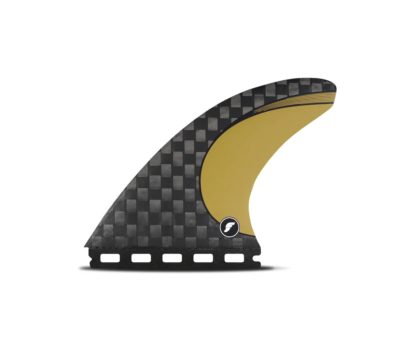 Futures Fins - Vector 3/2 Blackstix+ Thruster - Medium Gold