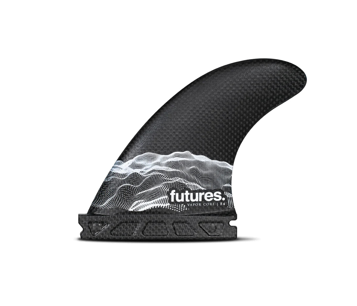 Futures Fins - F4 Vapor Core Thruster - Carbon White/Small - Seaside Surf Shop 