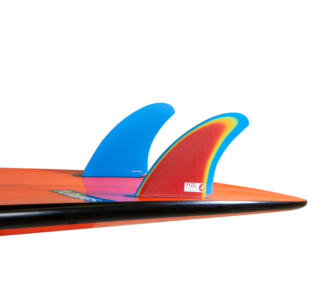 Futures Fins - Pyzel Bobcat Twin - Rainbow