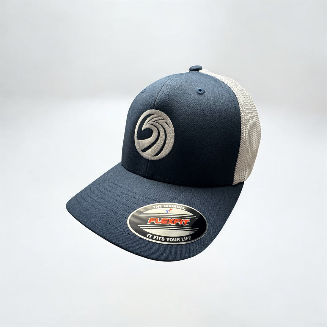 Seaside Surf Shop OG Wave Flex Mesh Back Cap - Navy/White