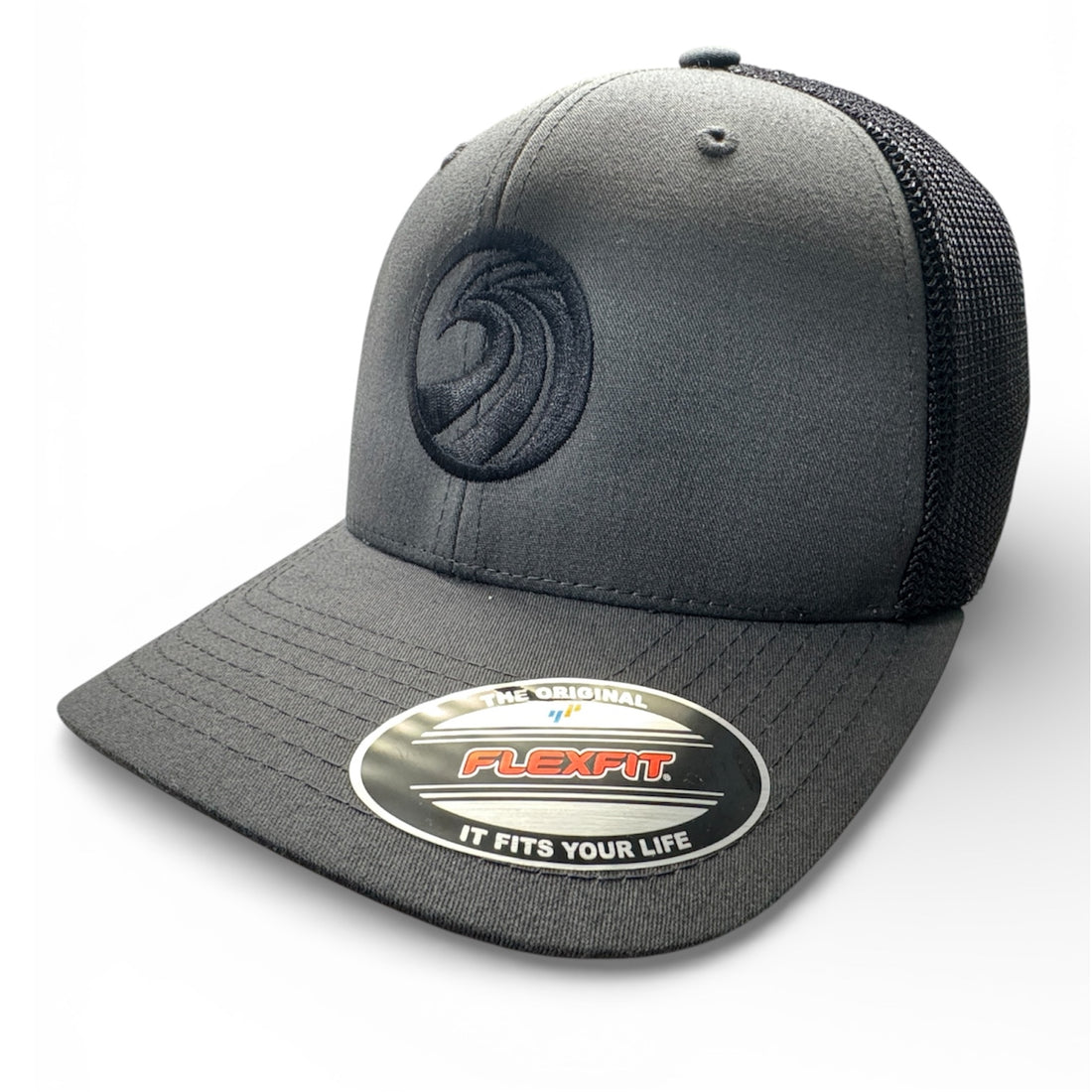 Seaside Surf Shop OG Wave Mesh Back Cap - Charcoal/Black