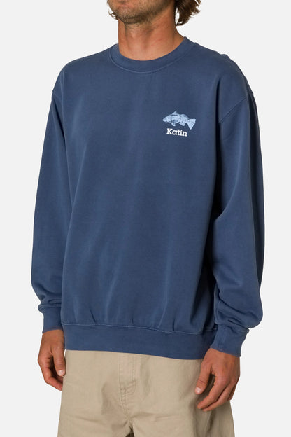 Katin Conservation  Crew  Fleece - Midnight Tide