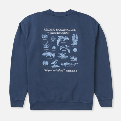 Katin Conservation  Crew  Fleece - Midnight Tide