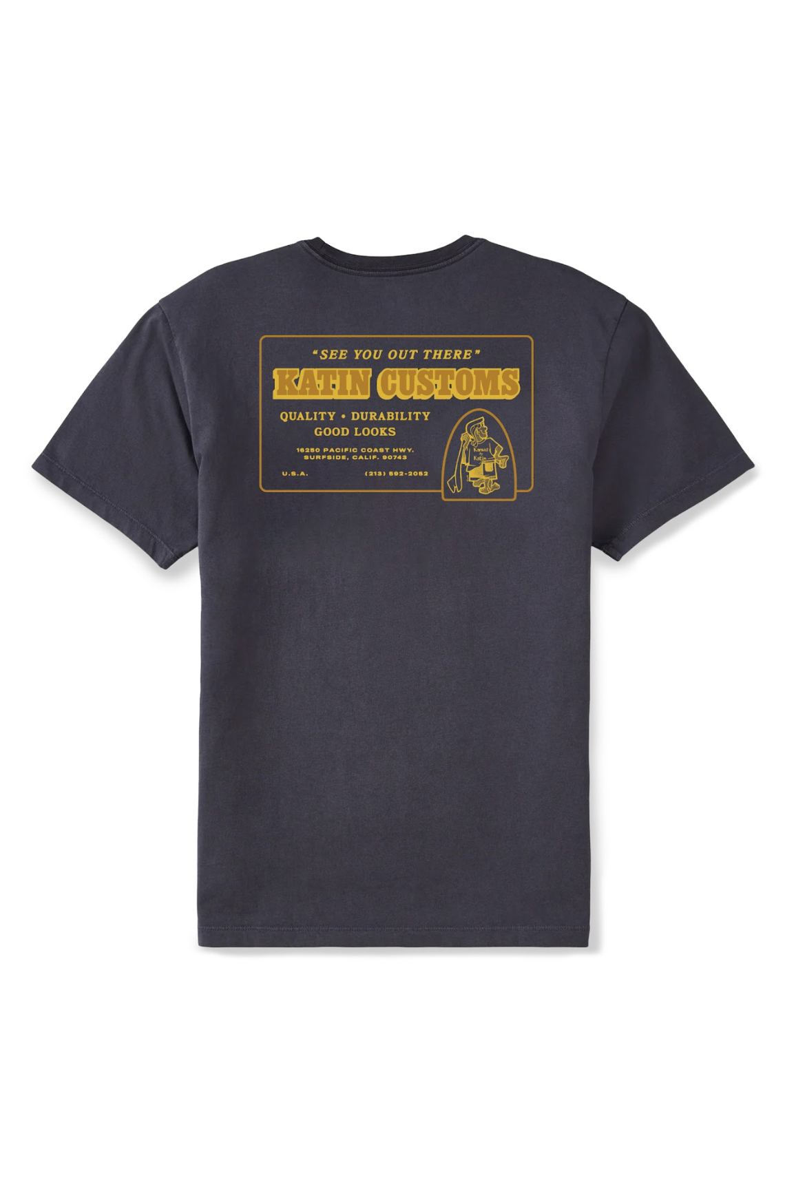 Lorry  S/S Tee - Polar Navy Vintage Wash