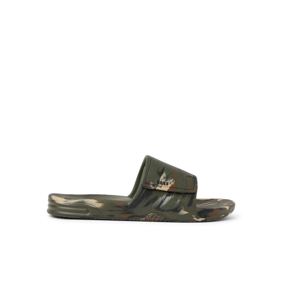 Reef Mens Fanning Slide H20 - Camo/Marble