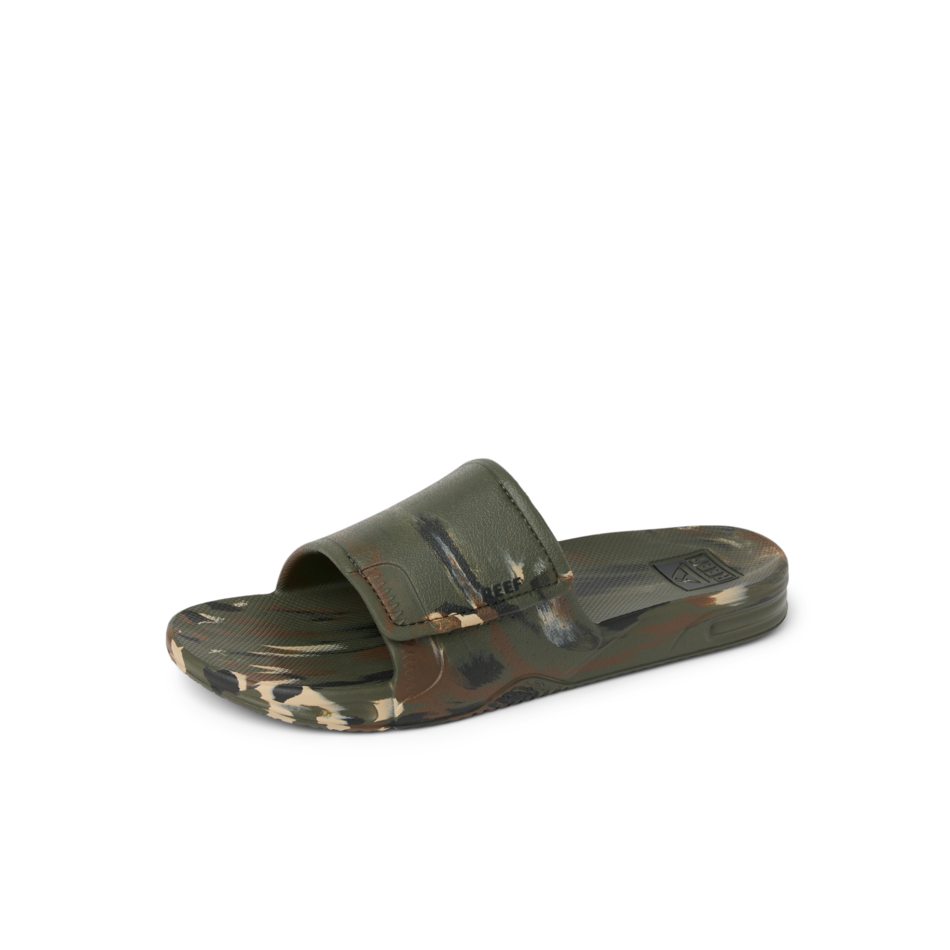Reef Mens Fanning Slide H20 - Camo/Marble