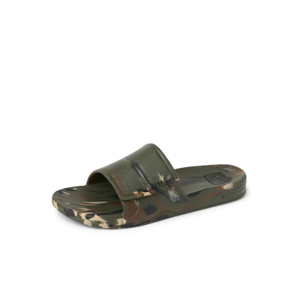 Reef Mens Fanning Slide H20 - Camo/Marble