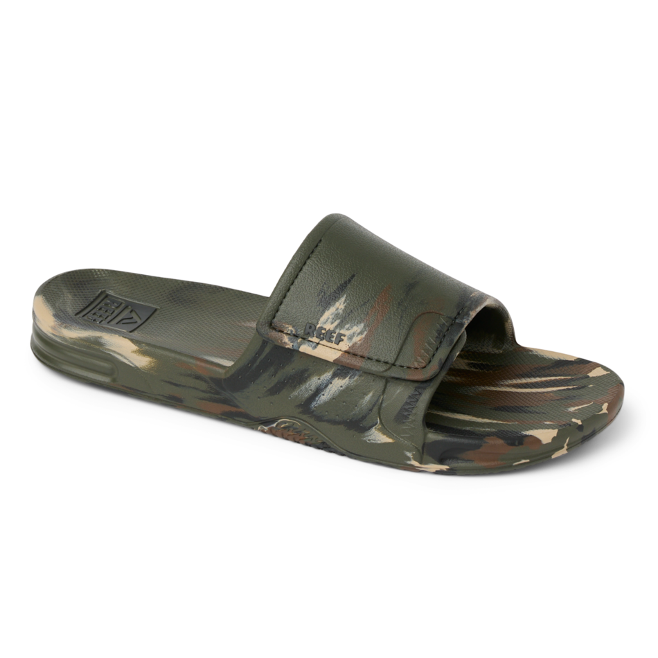 Reef Mens Fanning Slide H20 - Camo/Marble