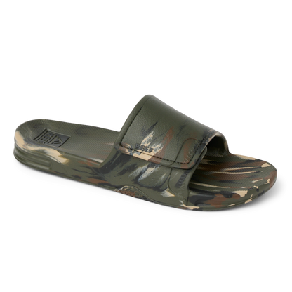 Reef Mens Fanning Slide H20 - Camo/Marble