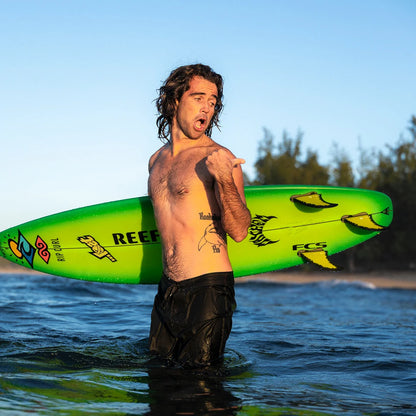 FCS II Mason Ho Signature PC AirCore Yellow Tri Fin Set - Medium