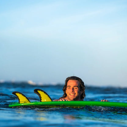 FCS II Mason Ho Signature PC AirCore Yellow Tri Fin Set - Medium