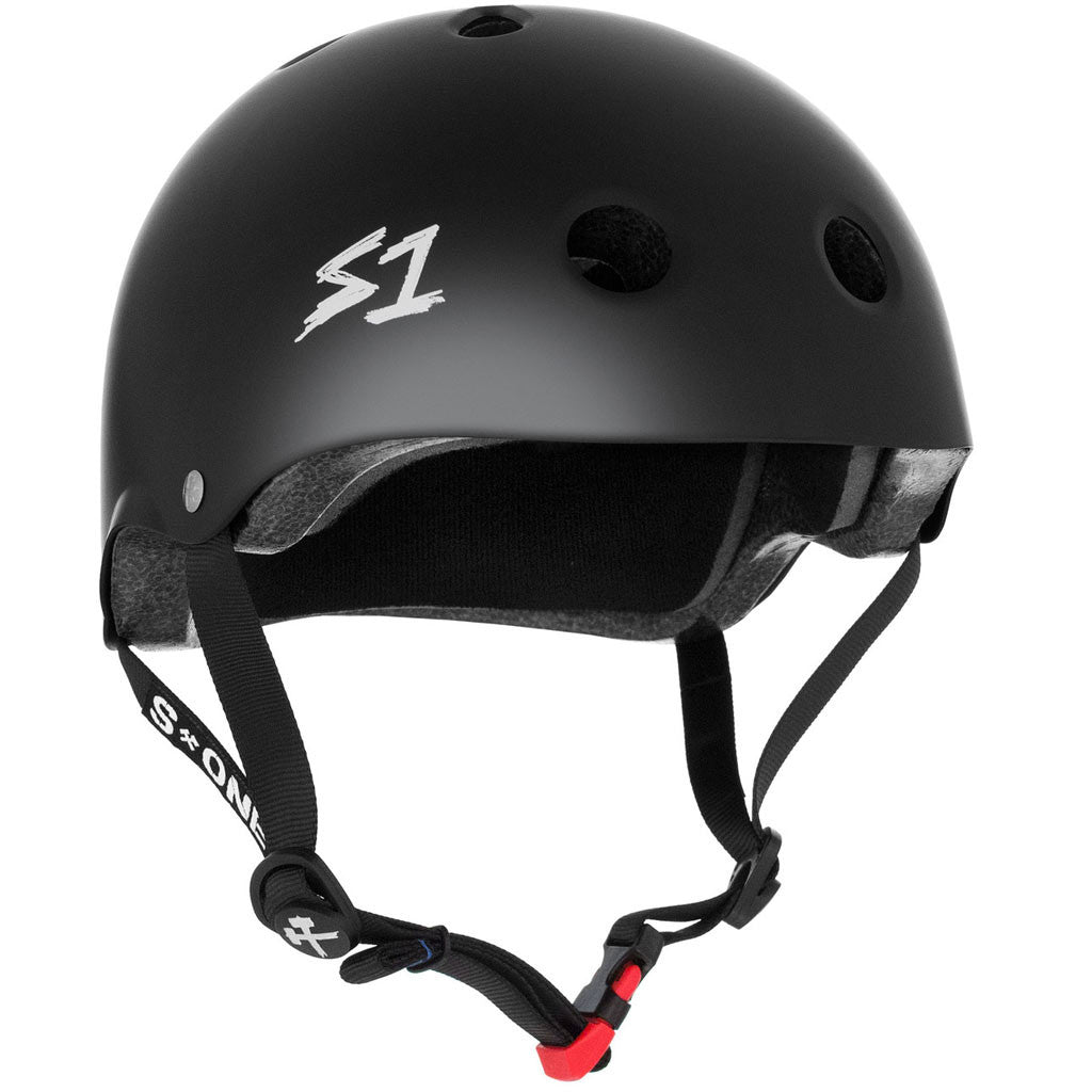 S1 Mini Lifer Skate Helmet Black Matte - Small - Seaside Surf Shop 