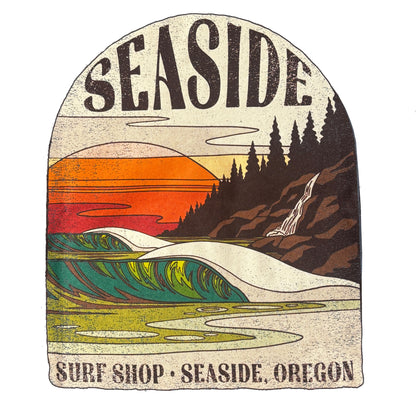 Seaside Surf Garment Dyed North End S/S Tee - Indigo Blue