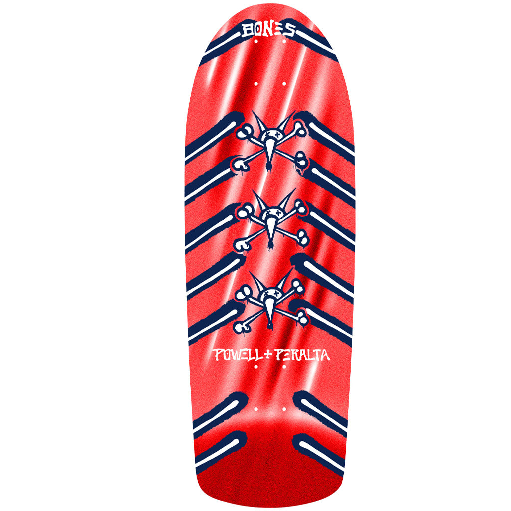Powell Peralta OG Rat Bones Skateboard Deck Red Foil - 10 x 30