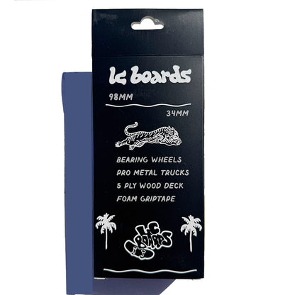 LC Boards 98x34 Complete Fingerboard – Fist Graphic