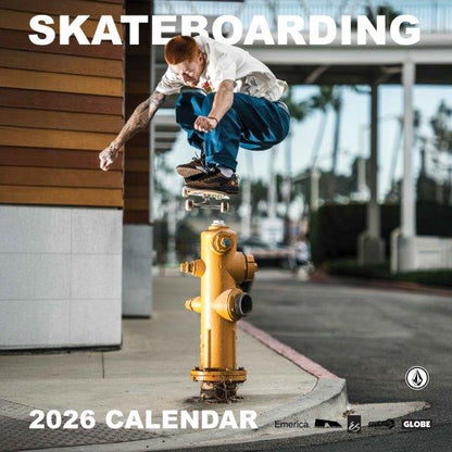 Skateboarding 2026 Calendar Image
