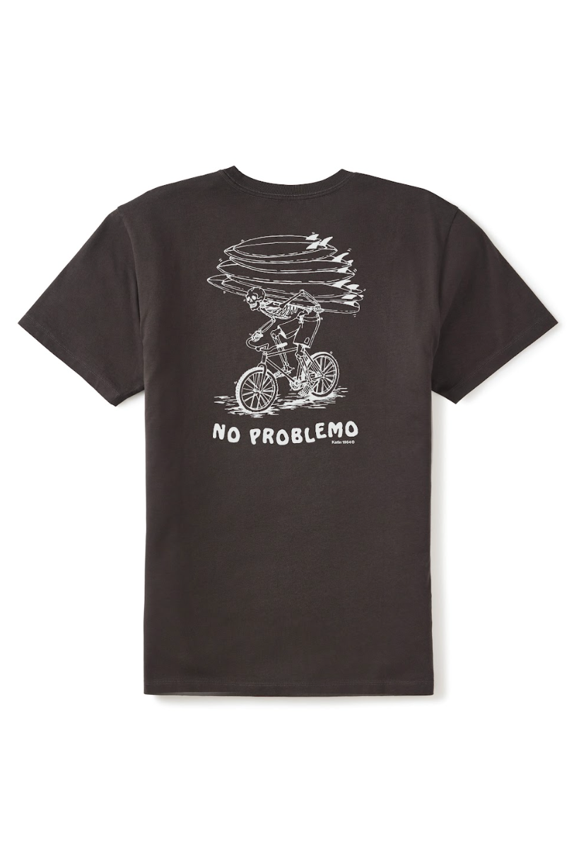 Trek  S/S Tee - Black  Wash