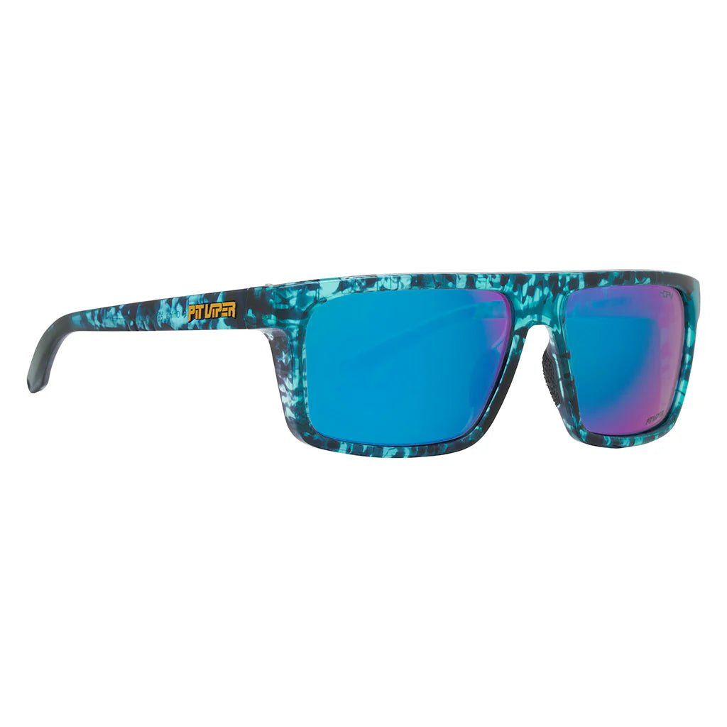 Pit Viper Sunglasses - The Seatort Turboshaft - HDPV Blue Polarized Purple
