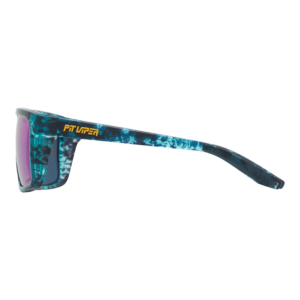 Pit Viper Sunglasses - The Seatort Turboshaft - HDPV Blue Polarized Purple