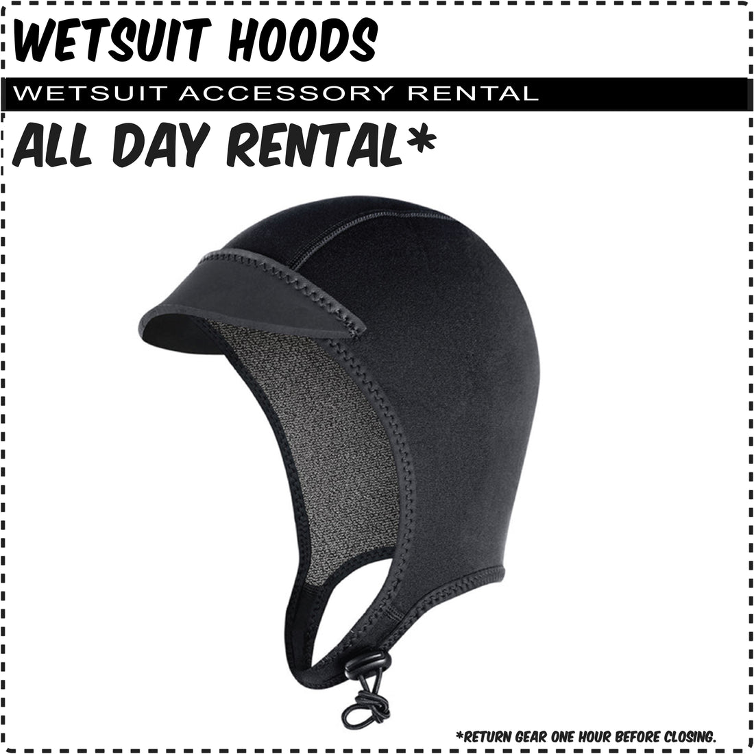 Wetsuit Hood Accessory Rentals