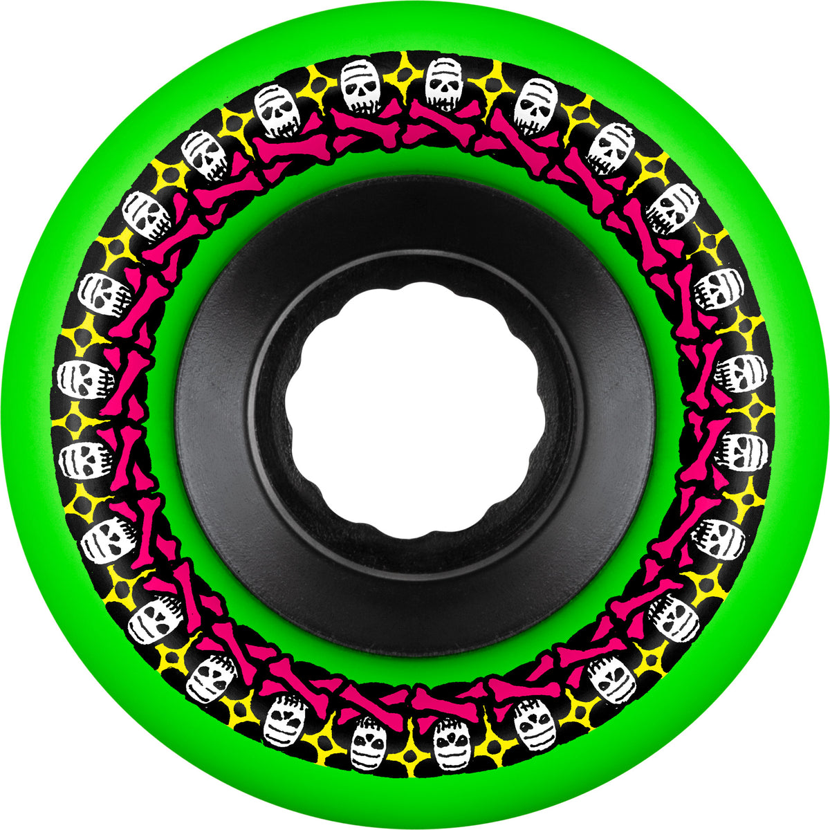 Bones Wheels ATF Rough Rider Skateboard WheelsRough Riders 56Mmm All Terrain 80A GRN 4PK