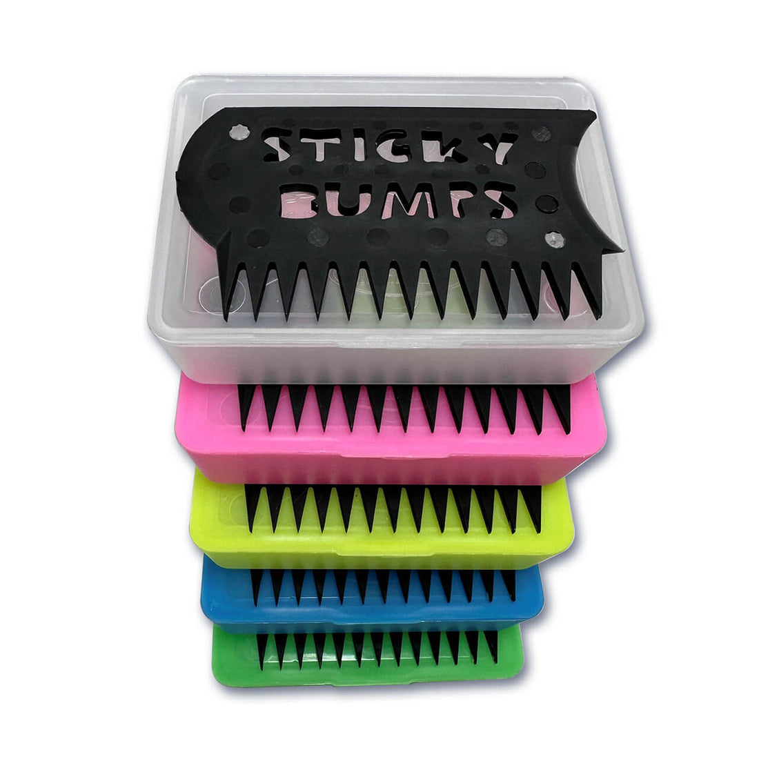 Sticky Bump Wax Storage Box + Comb &amp; Scraper