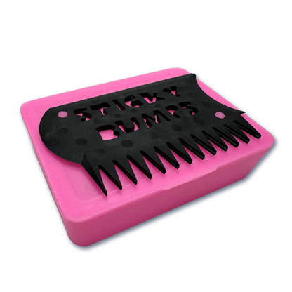Sticky Bump Wax Storage Box + Comb &amp; Scraper