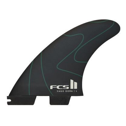 FCS II Yago Dora PC Tri Fin Set Flux - Large