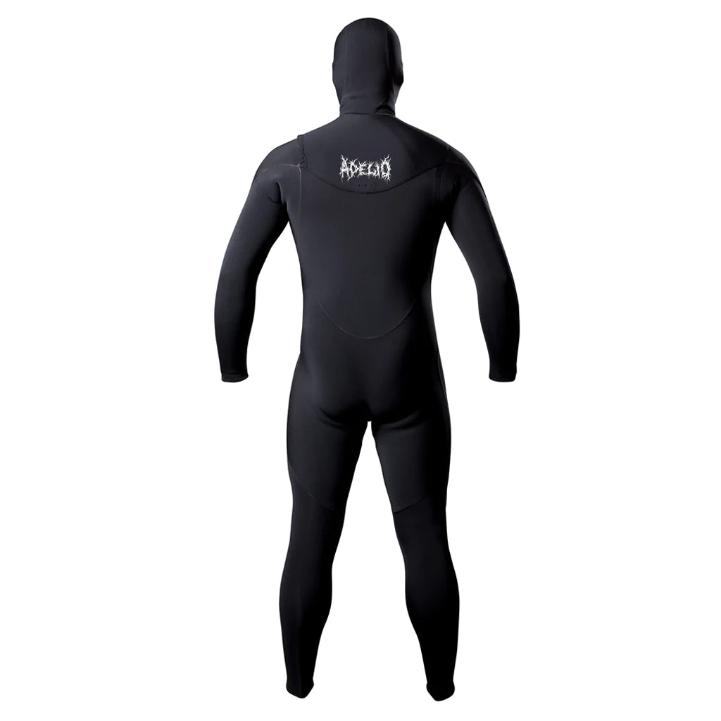 Adelio Mens 4/3 Chippa x Sketchy Hooded Wetsuit - Black