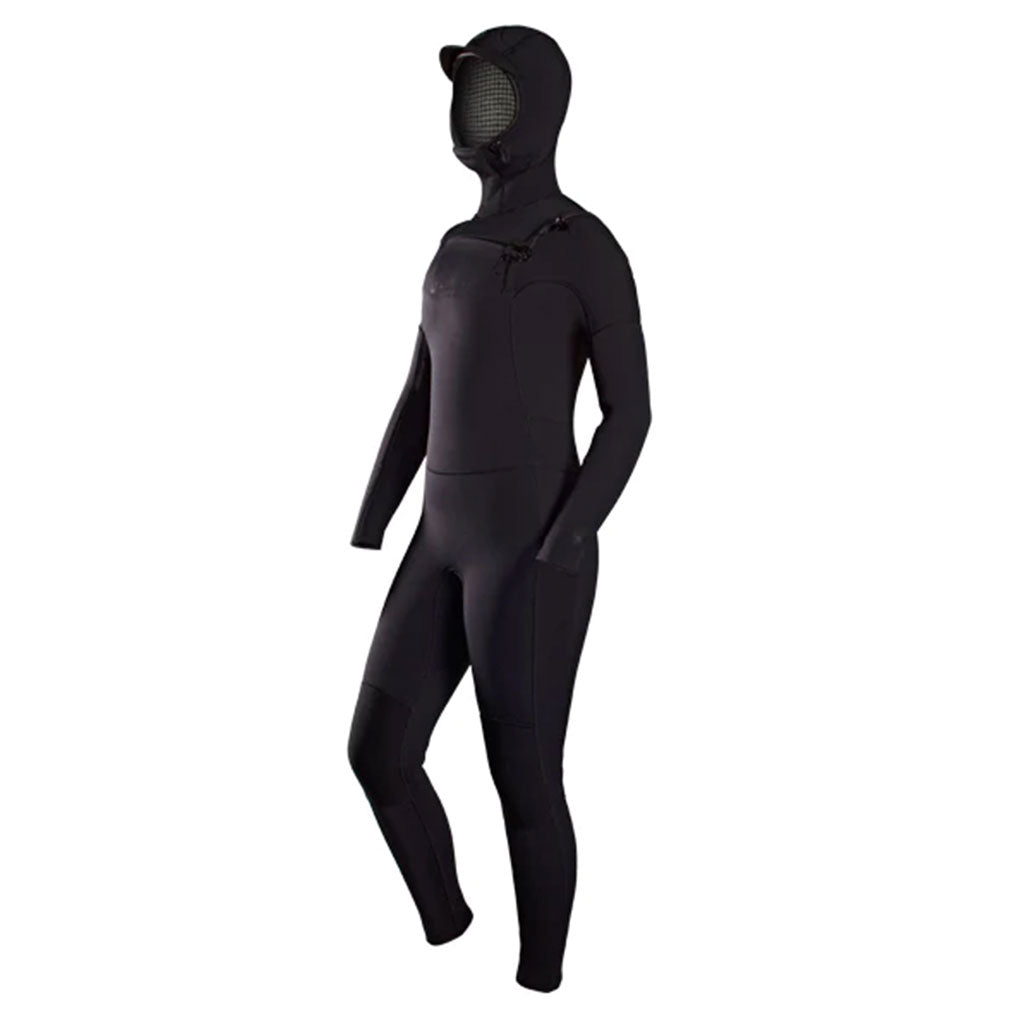 Adelio Womens 5/4 Brinkley Hooded Fullsuit - Black