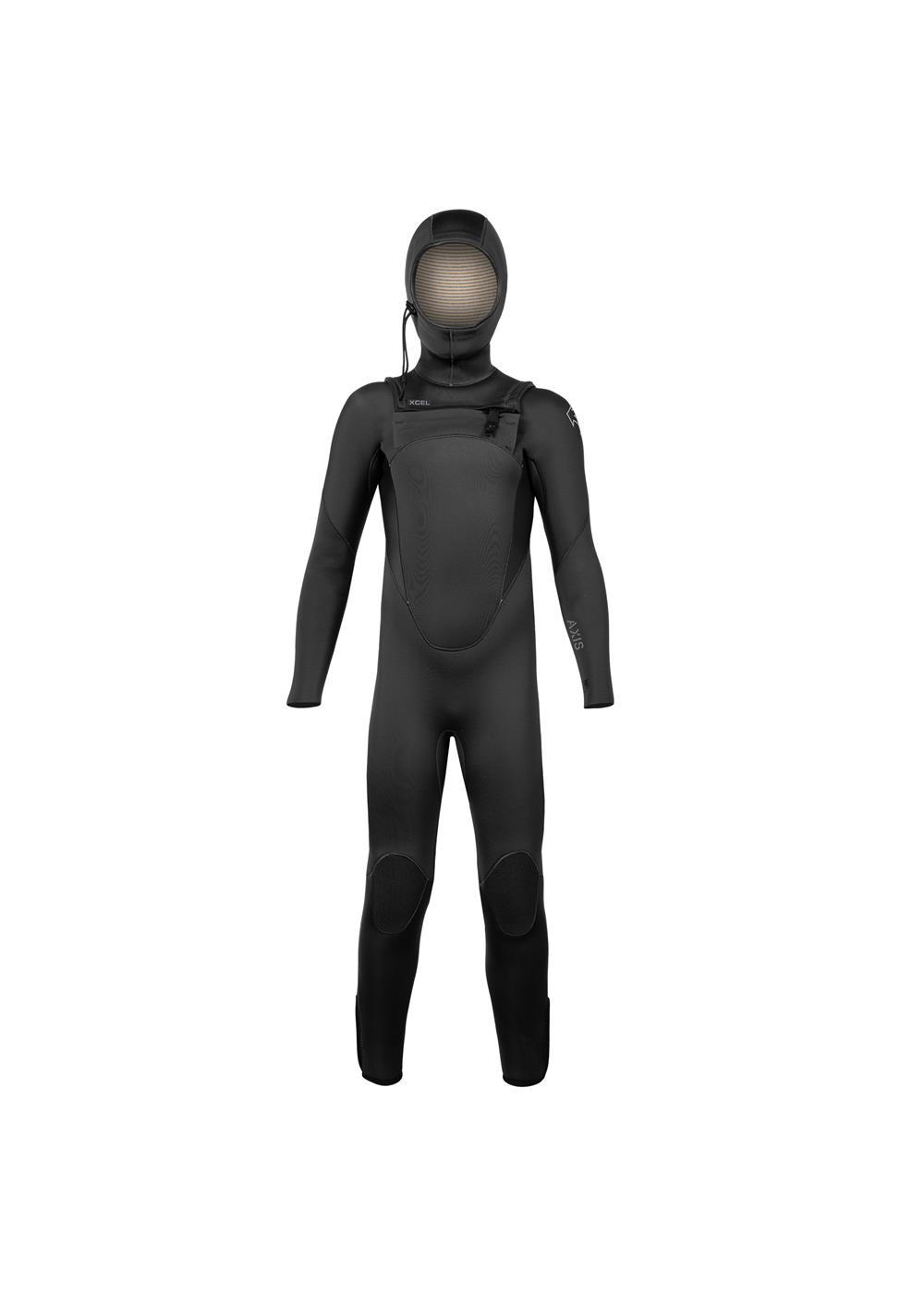 Kids Axis 5/4mm Hooded Fullsuit sizes 12, 14, 16