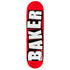 Baker Brand Logo Deck-8.12 Red/White