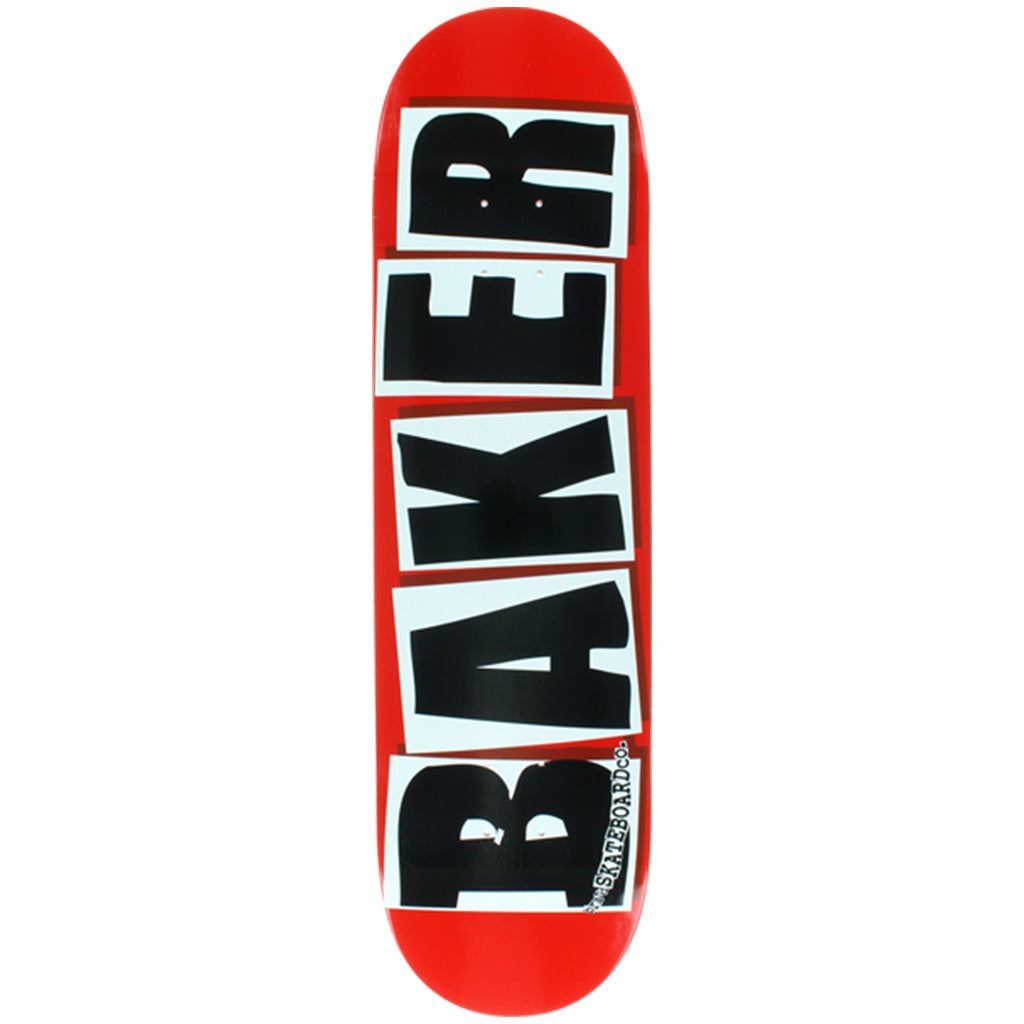 Baker Brand logo Deck-8.38" red/black