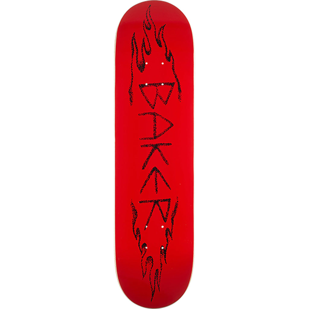 Baker Hawk Red Feathers Deck 8.125"