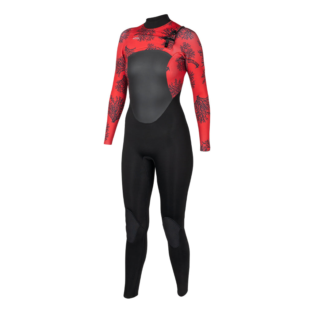 Women's Ocean Ramsey Axis X Front Zip Full Wetsuit 4/3mm