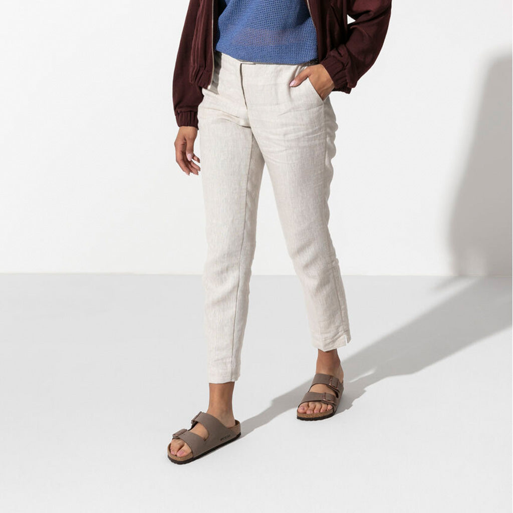 Birkenstock Womens Arizona Birkibuc Sandals - Mocha