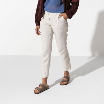 Birkenstock Womens Arizona Birkibuc Sandals - Mocha