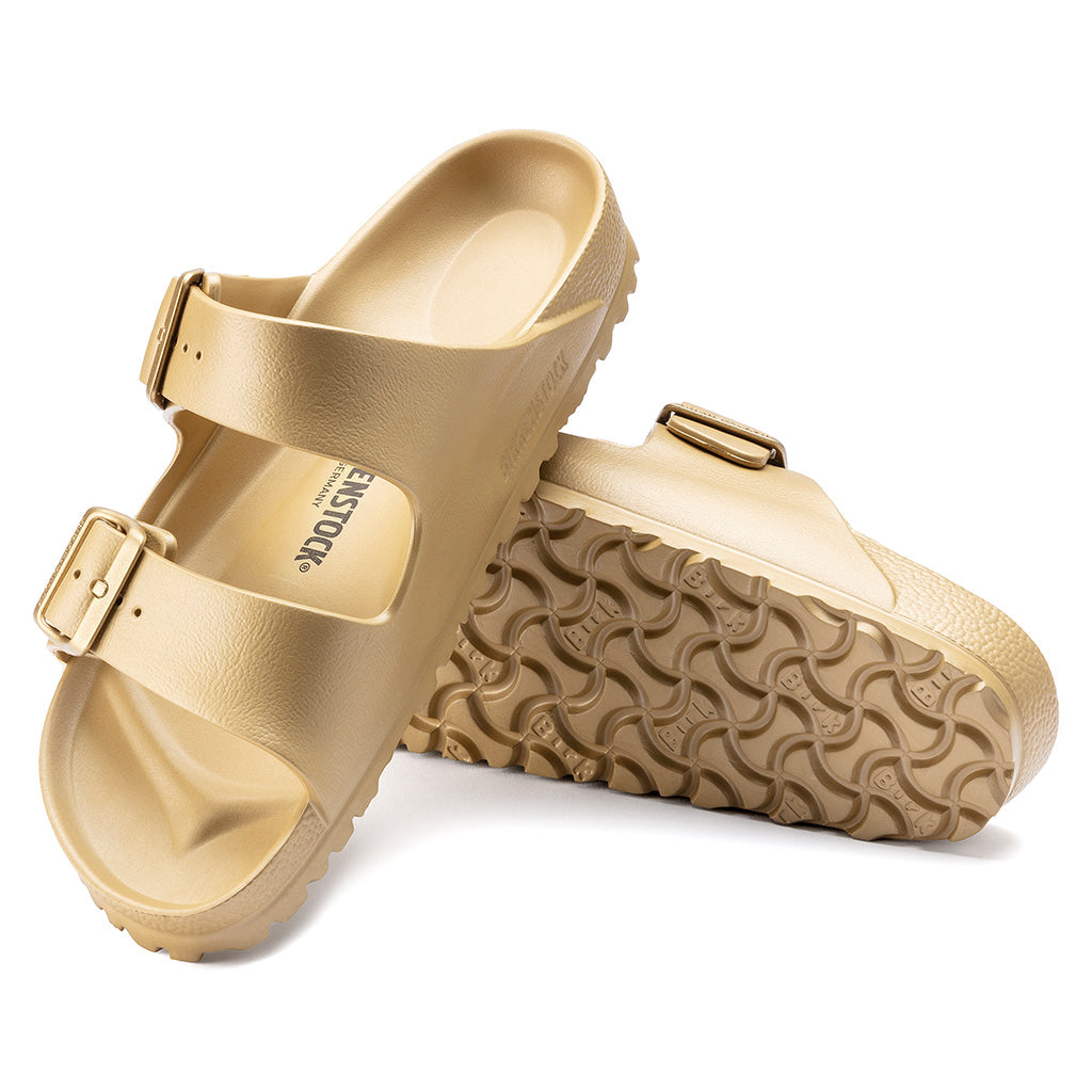 Birkenstock Womens Arizona EVA Sandals Glamour Gold