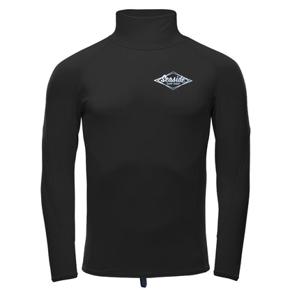 Seaside Surf Premium Stretch L/S UV Rashguard - Black