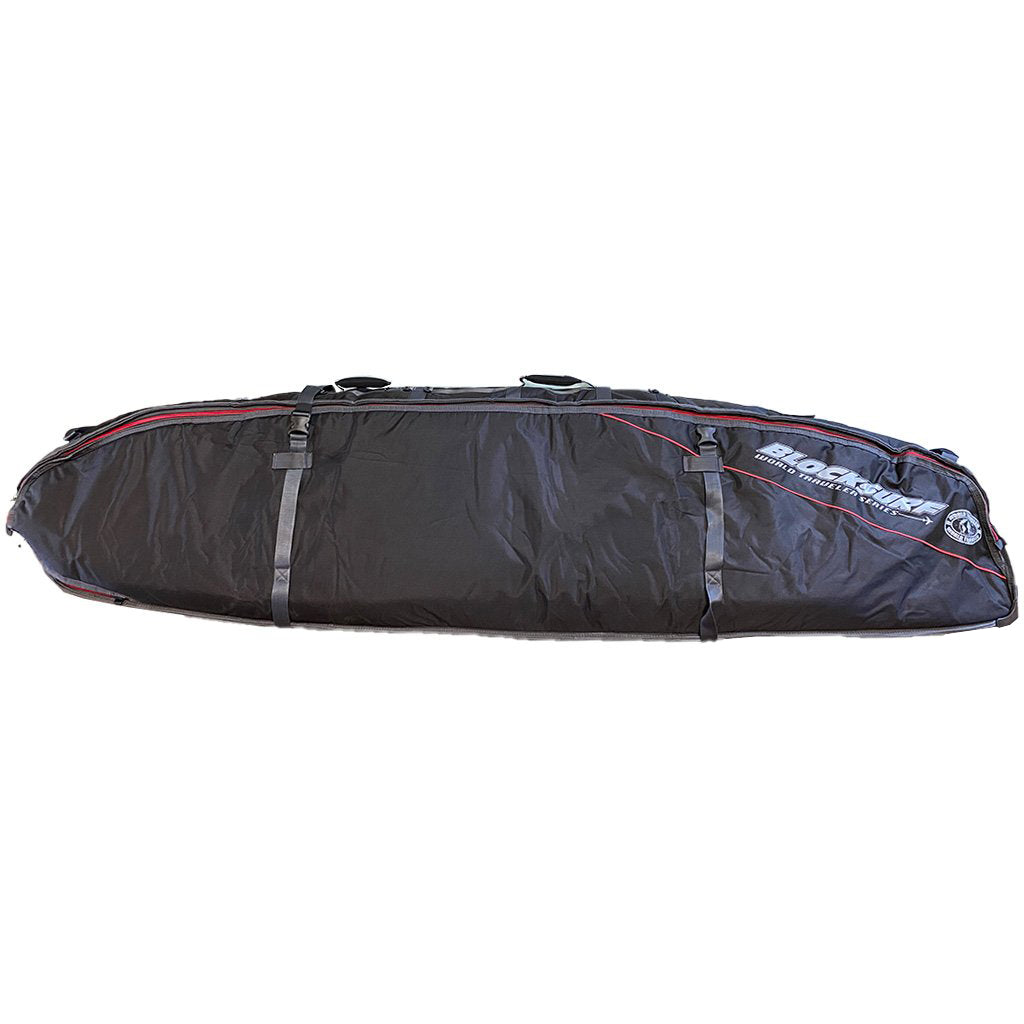 Blocksurf Double Coffin Longboard Bags - Black/Silver