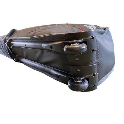 Blocksurf Triple Coffin w/Wheels Shortboard Bags - Black/Silver