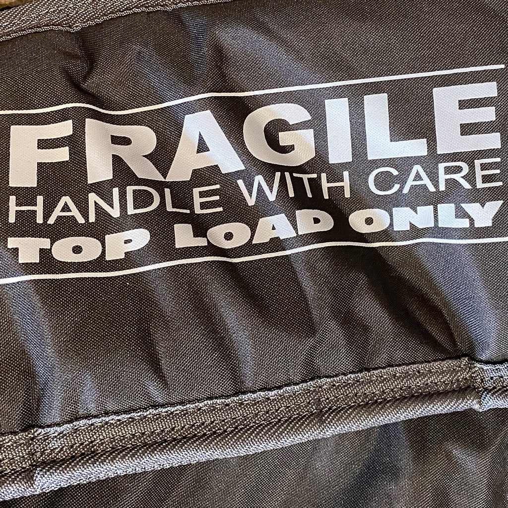 Blocksurf Triple Coffin w/Wheels Shortboard Bags - Black/Silver