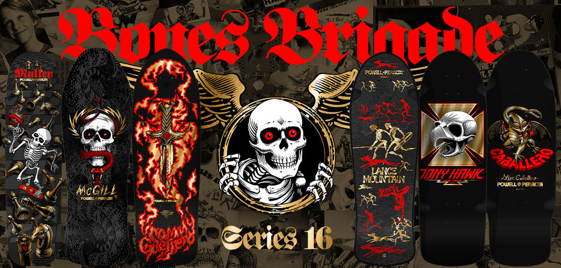 Bones Brigade Skateboard Deck Reissue Series 16 Complete Set - All 6 Decks
