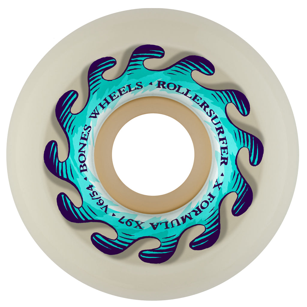 BONES WHEELS X-Formula Skateboard Wheels Koppl Infinite Wave 54 V6 Wide-Cut 97A 4pk