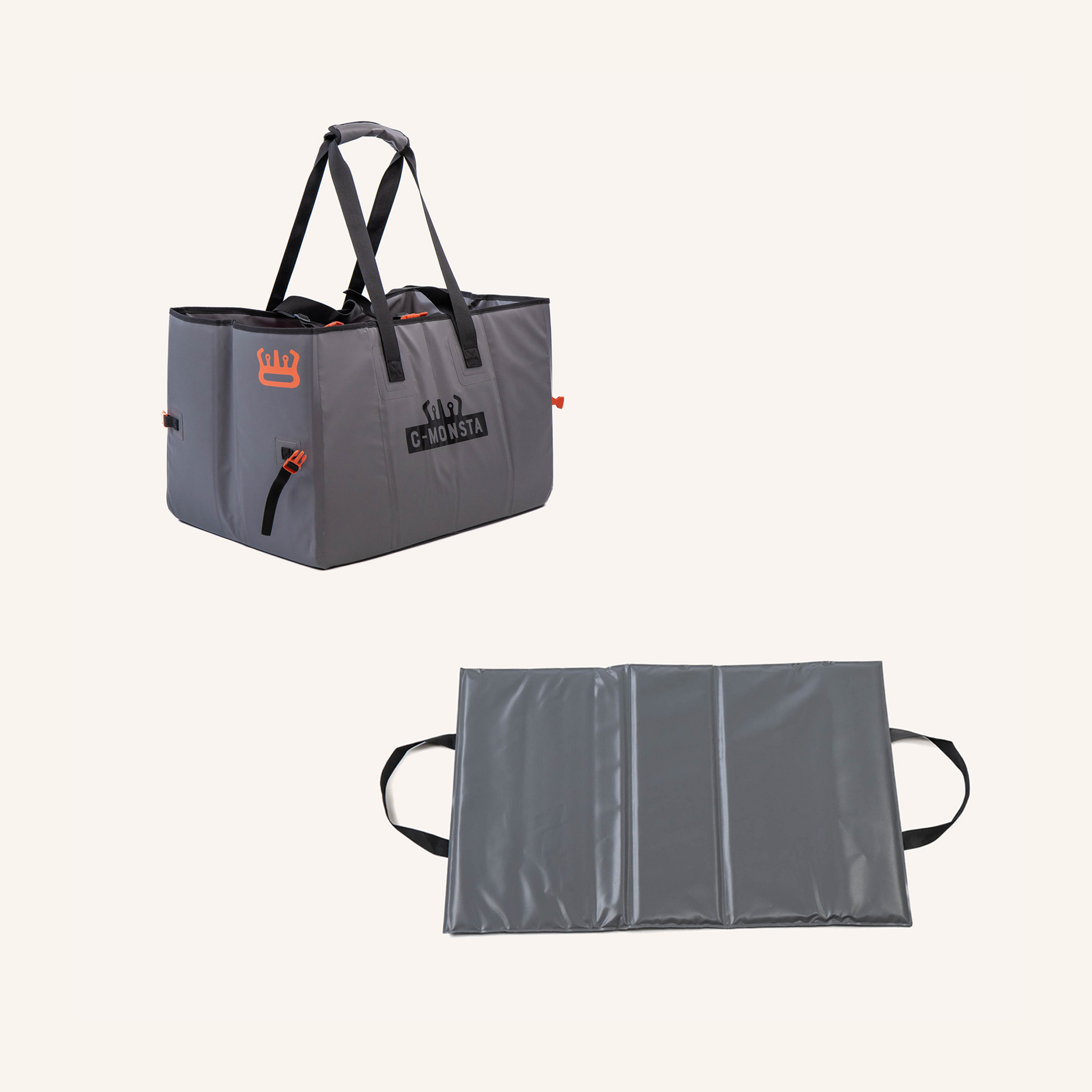C-Monsta Wetsuit Changing Mat &amp; Split Bag Bundle