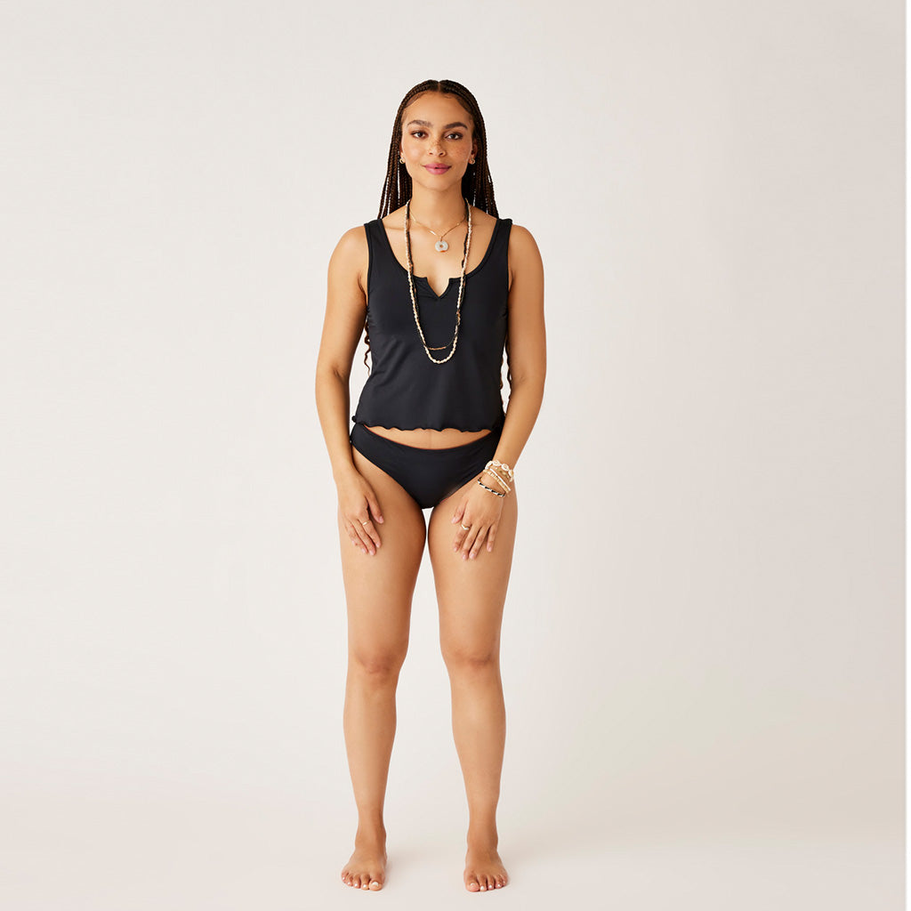 Carve Designs Womens St. Barth Reversible Bottom-Penny/Black