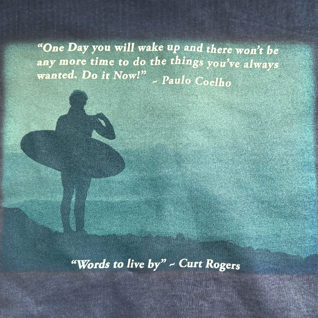 Seaside Surf x Curt Rogers ALS Fundraiser L/S Tee Unisex - Harbor Blue - Seaside Surf Shop 