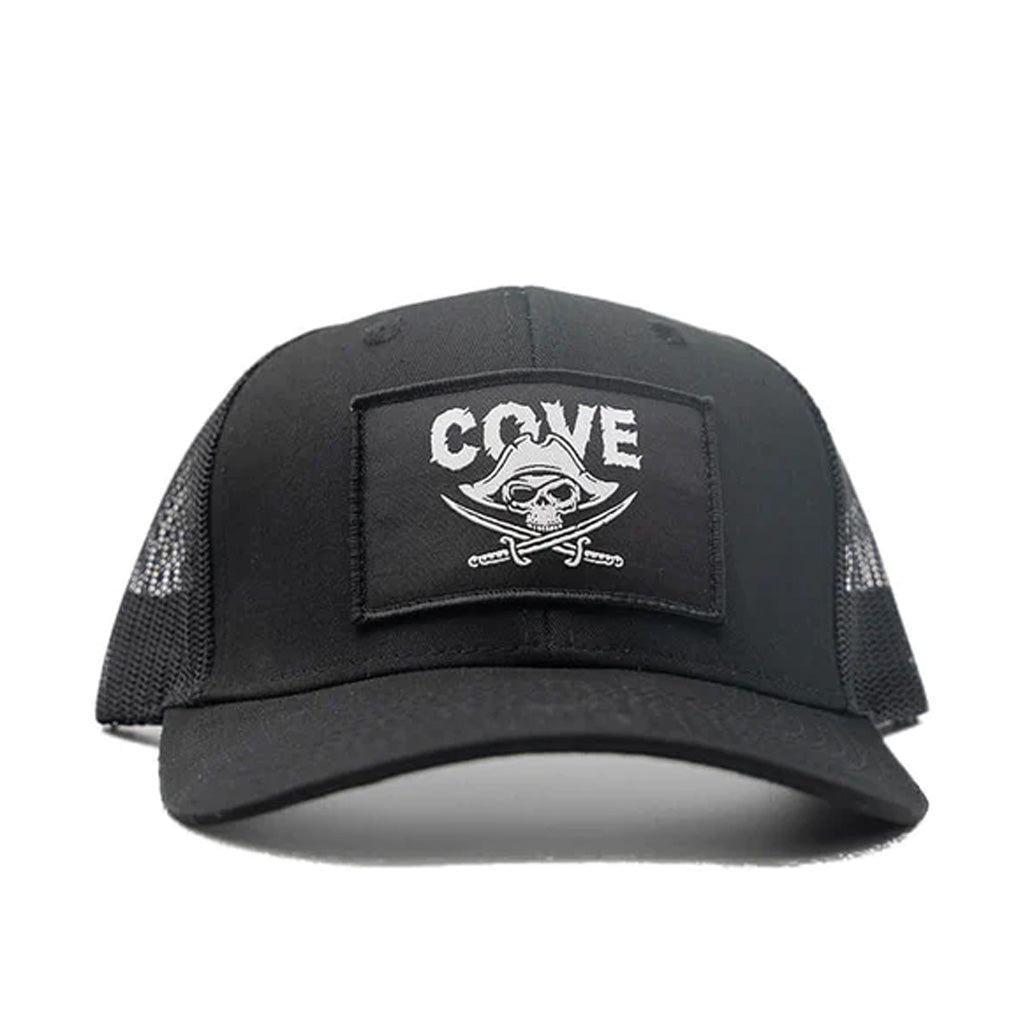 Cove Surf Co Pirate Trucker Cap - Black