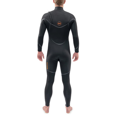 Dakine Mens Cyclone 5/4mm Zip Free Wetsuit - Black