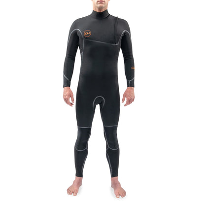 Dakine Mens Cyclone 5/4mm Zip Free Wetsuit - Black